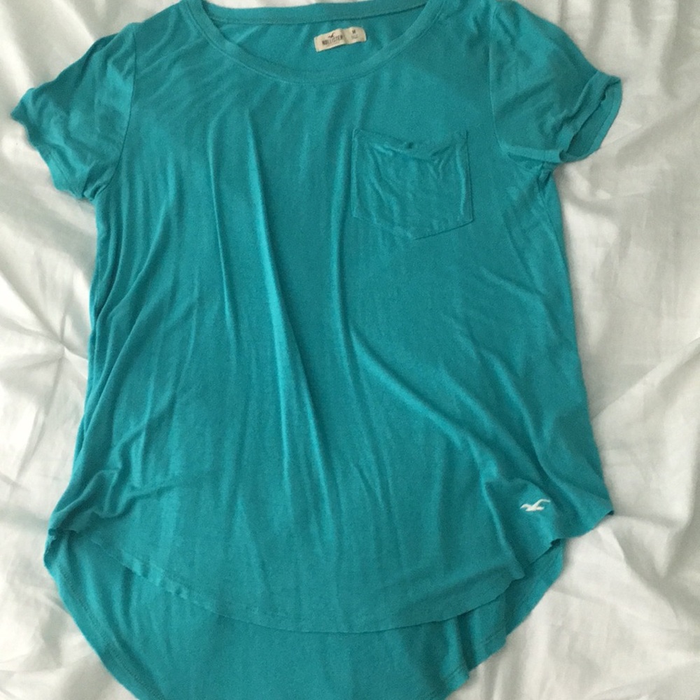 Turquoise Short sleeve shirt